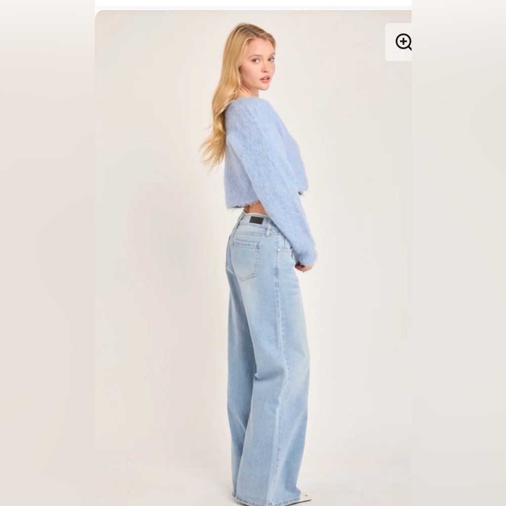 Nordstrom PTCL Pearl waist trim jeans